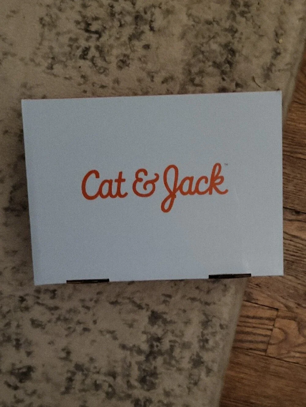 Cat & Jack Lilac Velcro Sneakers with White Floral Trim